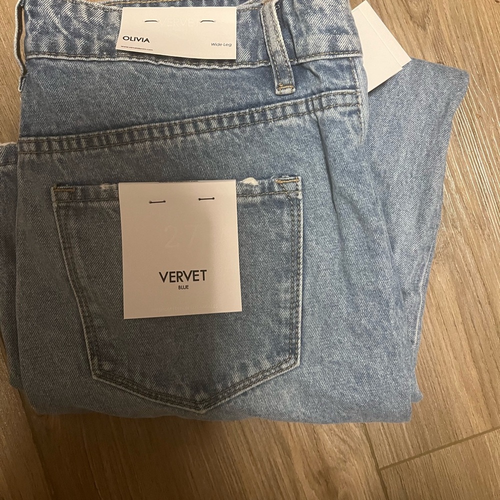 VERVET BY FLYING MONKEY Light Blue Flare Jeans